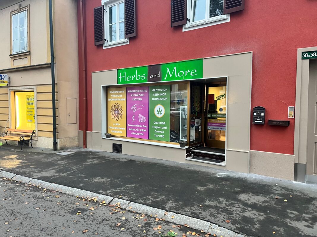Galerie Herbs and More, CannabisHanfKonoplja Mureck Austria